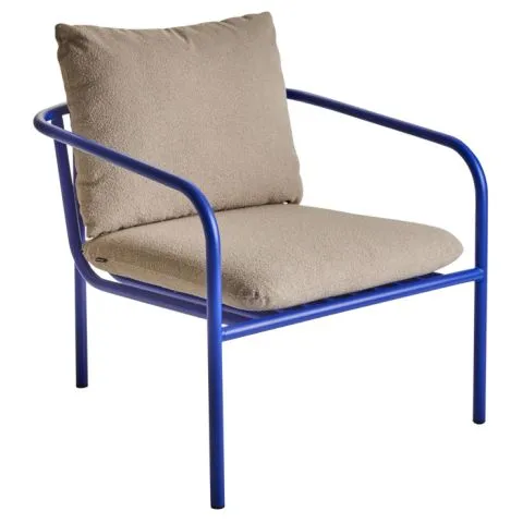 Bendt Brafab Fåtölj Indigo Blue/Teddy Beige Begränsad tid
